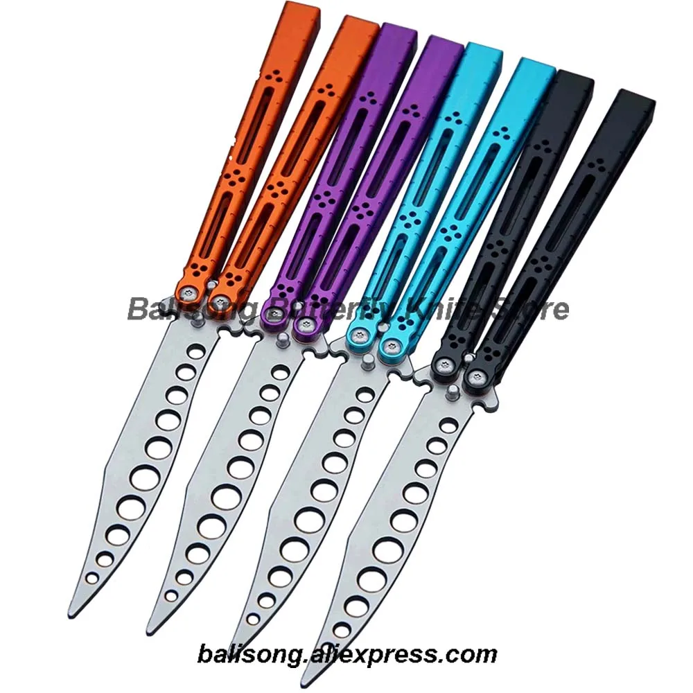 7075AluminumTheoneBasiliskCloneBalisongTrainerButterflyTrainer