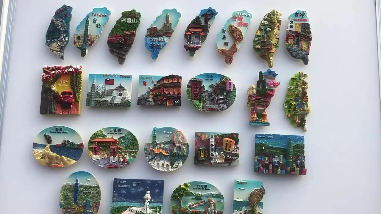 Magnete Frigorifero 3D Kaohsiung Taiwan Cina – Souvenir Da Viaggio, Decorazione Per Casa E Cucina, Dimensioni 5x9 Cm