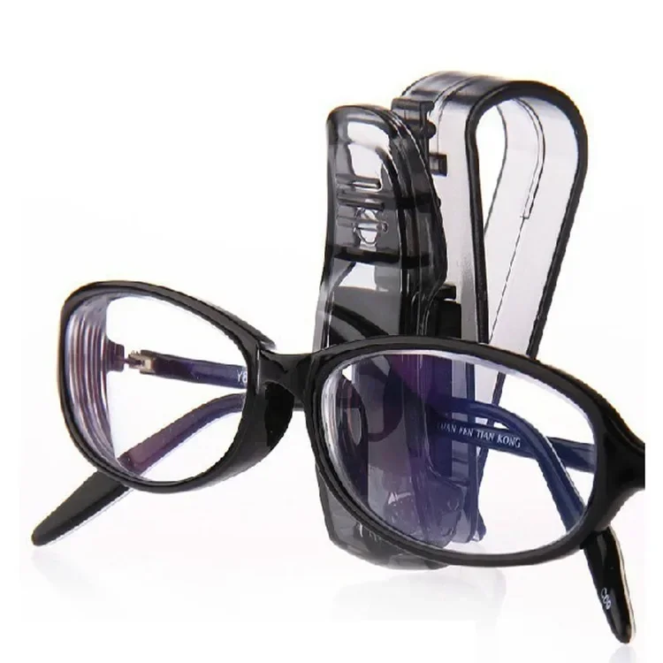 Porta occhiali per auto Visiera parasole Occhiali da sole Clip Porta