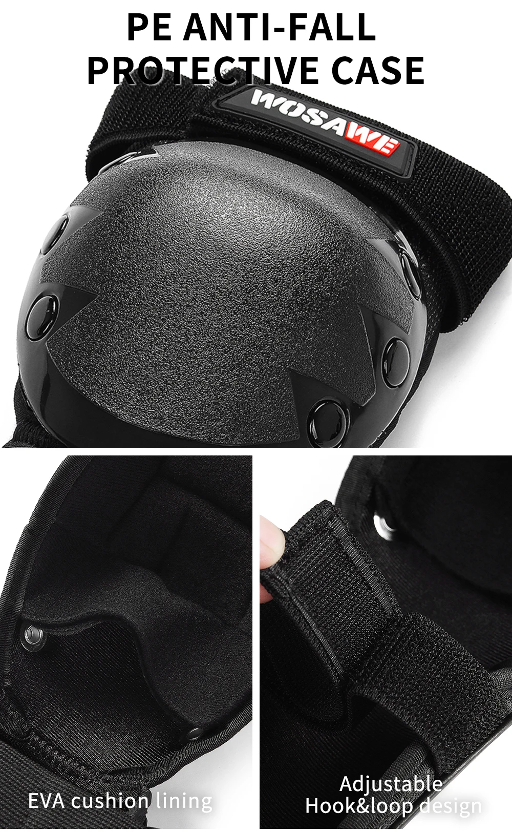 WOSAWE Motorcycle Protective Gear Racing Armor Children Armor Suit Knee and Elbow Protection