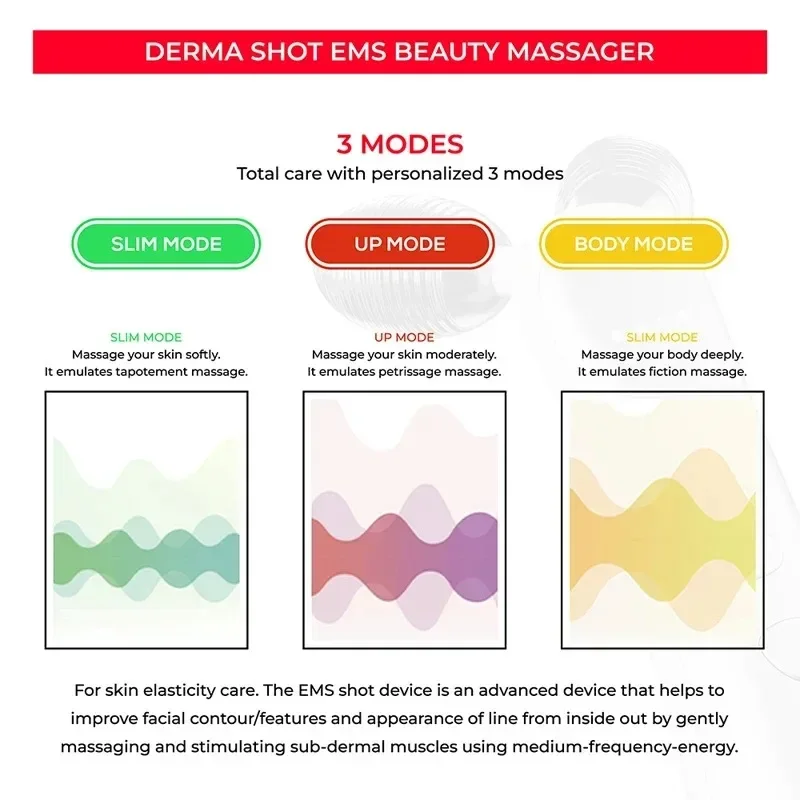 Electric Facial Micro-current Beauty Instrument Face Lift Roller Massager Skin Tighten Thin Double Chin Massage Beauty Devices