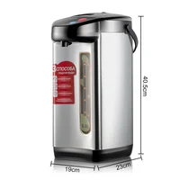 Bouteille d'eau électrique isolante 6,8 l, bouilloire d'eau chaude de grande capacité, température constante, distributeur d'eau domestique pour le bureau 6