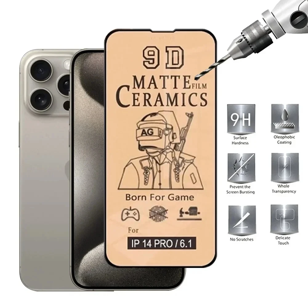 9D weiche matte Keramikfolie für iPhone 17 16 Pro Max 15 11 12 13 14 7 8 Plus Displayschutzfolien für iPhone X XR XS Max SE ohne Glas – Detail 3
