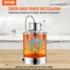 VEVOR Alcohol Still, 30L 50L Water Alcohol Distiller, Home Distillery Kit w/ Stainless Steel Tube & Pump & One-way Exhaust Valve 2