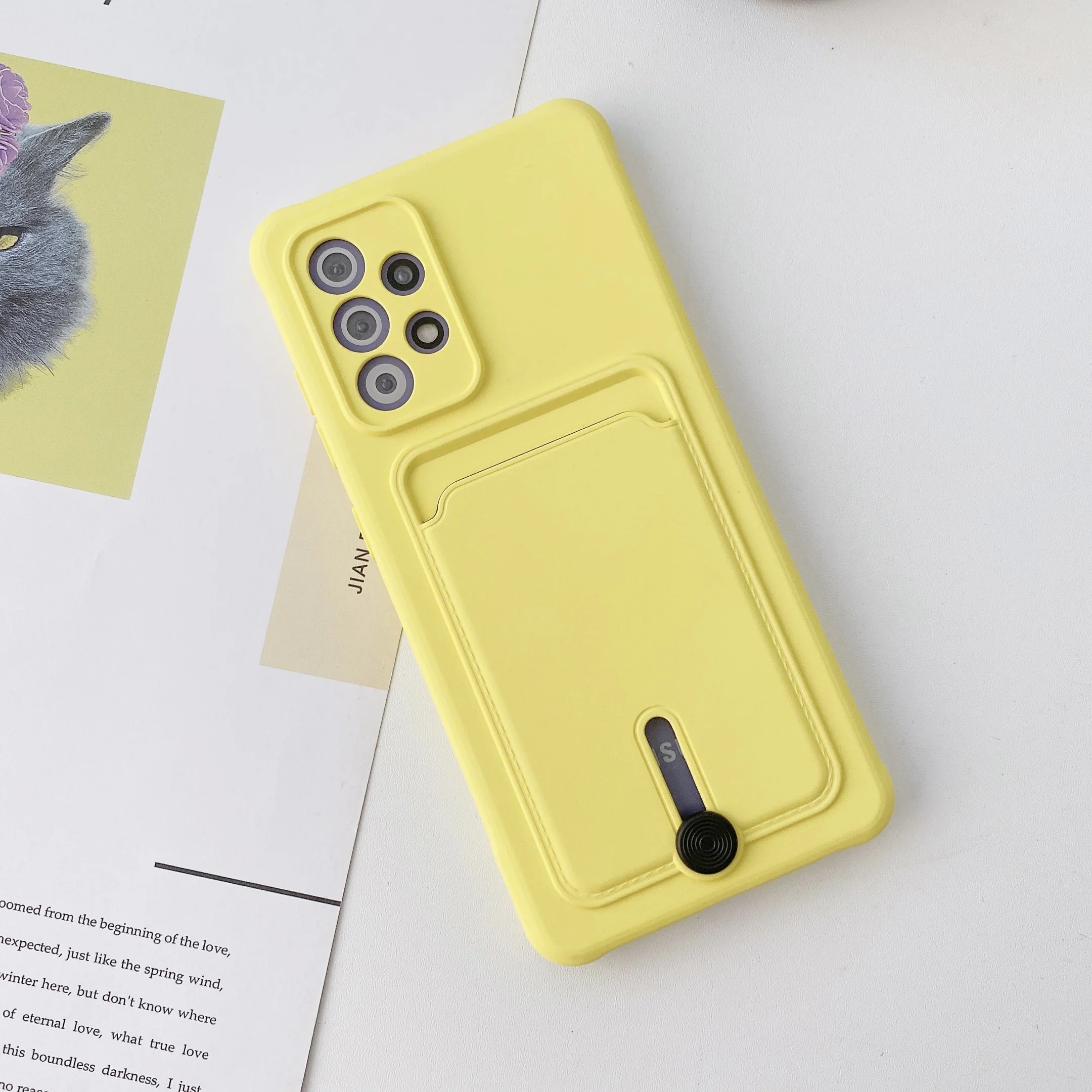 Luxury Card Holder Soft Shockproof Phone Case