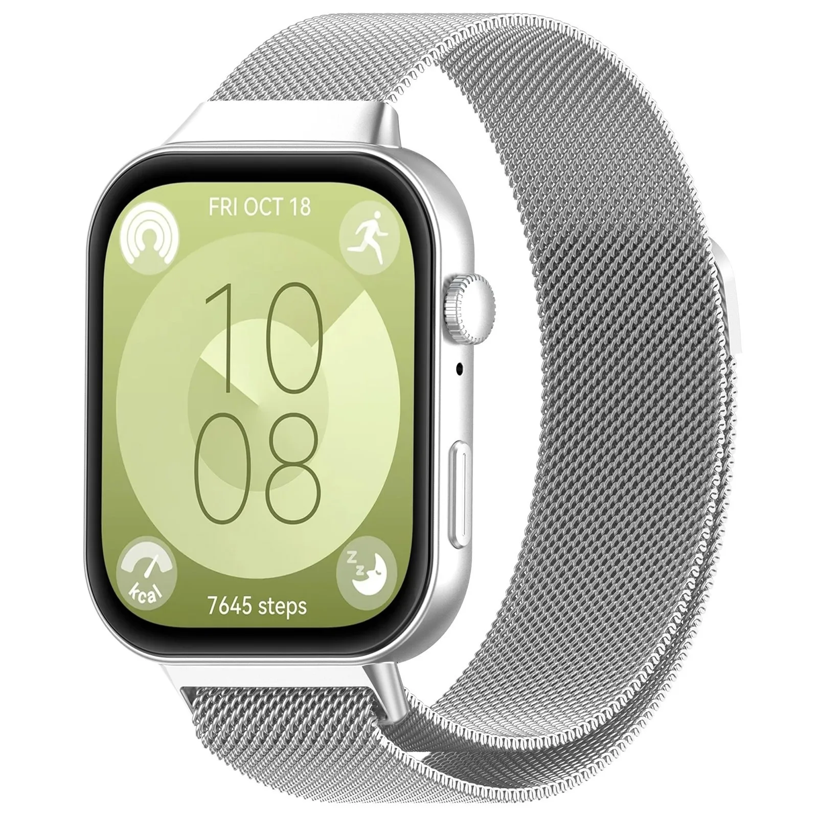 Premium Milanese Loop Metal Magnetic Bracelet Strap for Smartwatch - Elegant Replacement Wristband