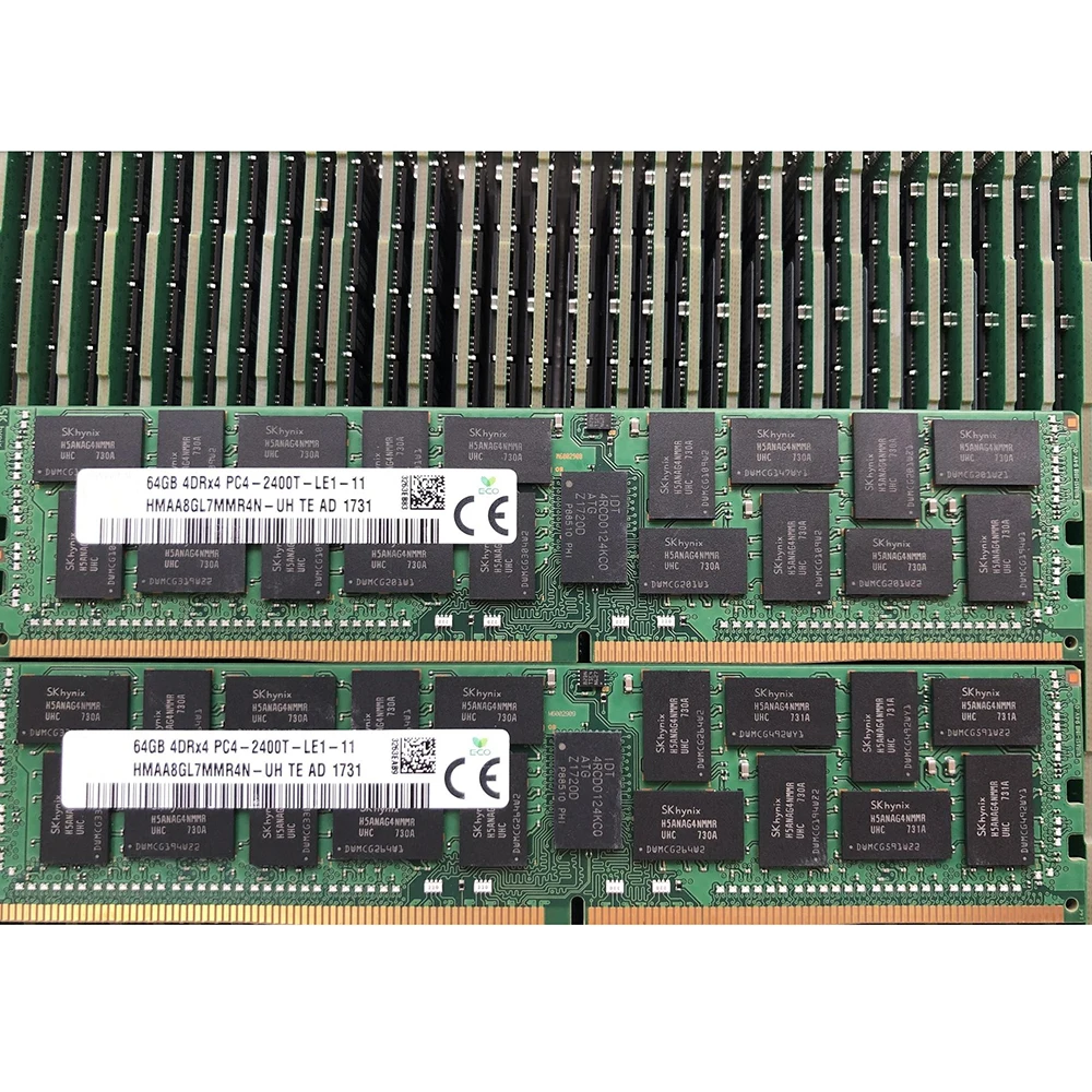 1 Pcs For SK Hynix RAM 64G 64GB 4DRX4 PC4-2400T-L DDR4 2400 REG LRDIMM Server Memory HMAA8GL7MMR4N-UH 6 1 Pcs For SK Hynix RAM 64G 64GB 4DRX4 PC4-2400T-L DDR4 2400 REG LRDIMM Server Memory HMAA8GL7MMR4N-UH - Image 4