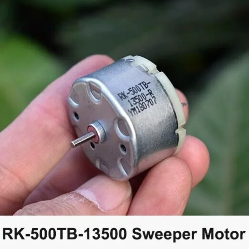 마이크로 RK-500TB-13500 카본 브러시 모터, 바닥 청소기용 저소음 엔진, 고속 라운드 32mm, DC 6V-12V, 5600RPM