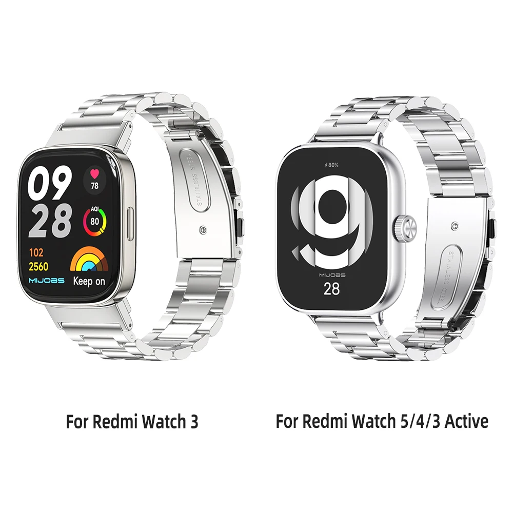 Premium Metal Replacement Strap for Smartwatches - Sleek & Durable Wristband Accessory