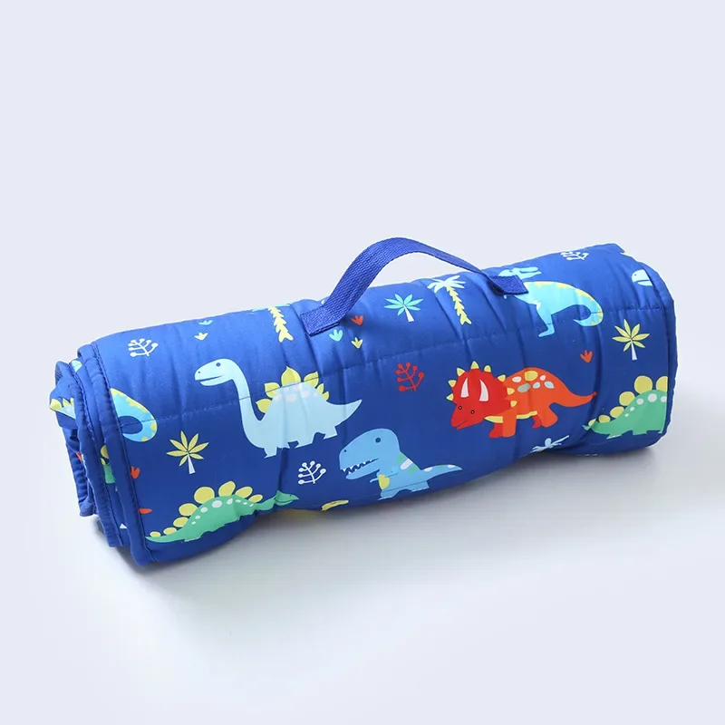 Toddler Baby Sleeping Bag with Pillow and Cotton Qulit Soft for Kids Preschool Travel Nap Mat Boys Girls Bedding Baby Sleep Sack