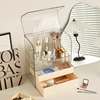 Clear Makeup Organizer PET Dustproof Storage Box, Bathroom Organizer, Lipstick Organizer Box, Acrylic 2