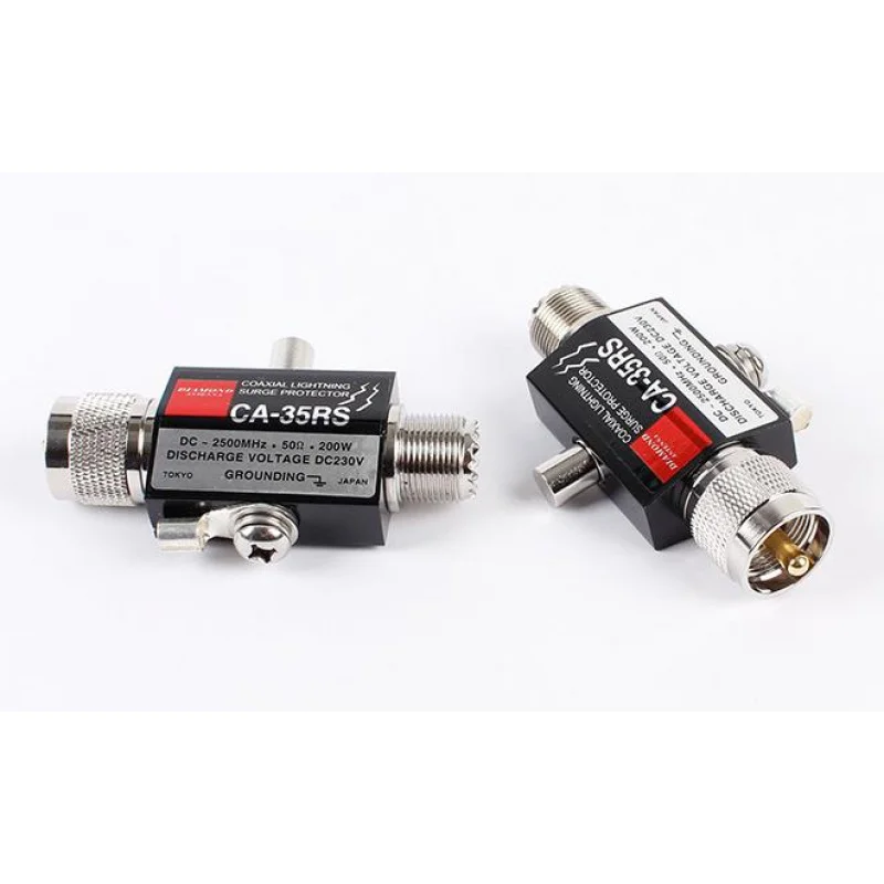 Ca-35Rs Pl259 So239 Radio Connector Adapter Repeater Coaxial Antenna Surge Protector