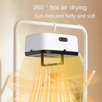 Electric Clothes Dryer Portable Folded Travel Warm Air Dryer 600W Smart Drying Laundry Dryer Ultraviolet Dryer Machine 220V 2