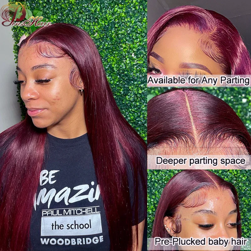 Human Hair Wig Straight Lace Front