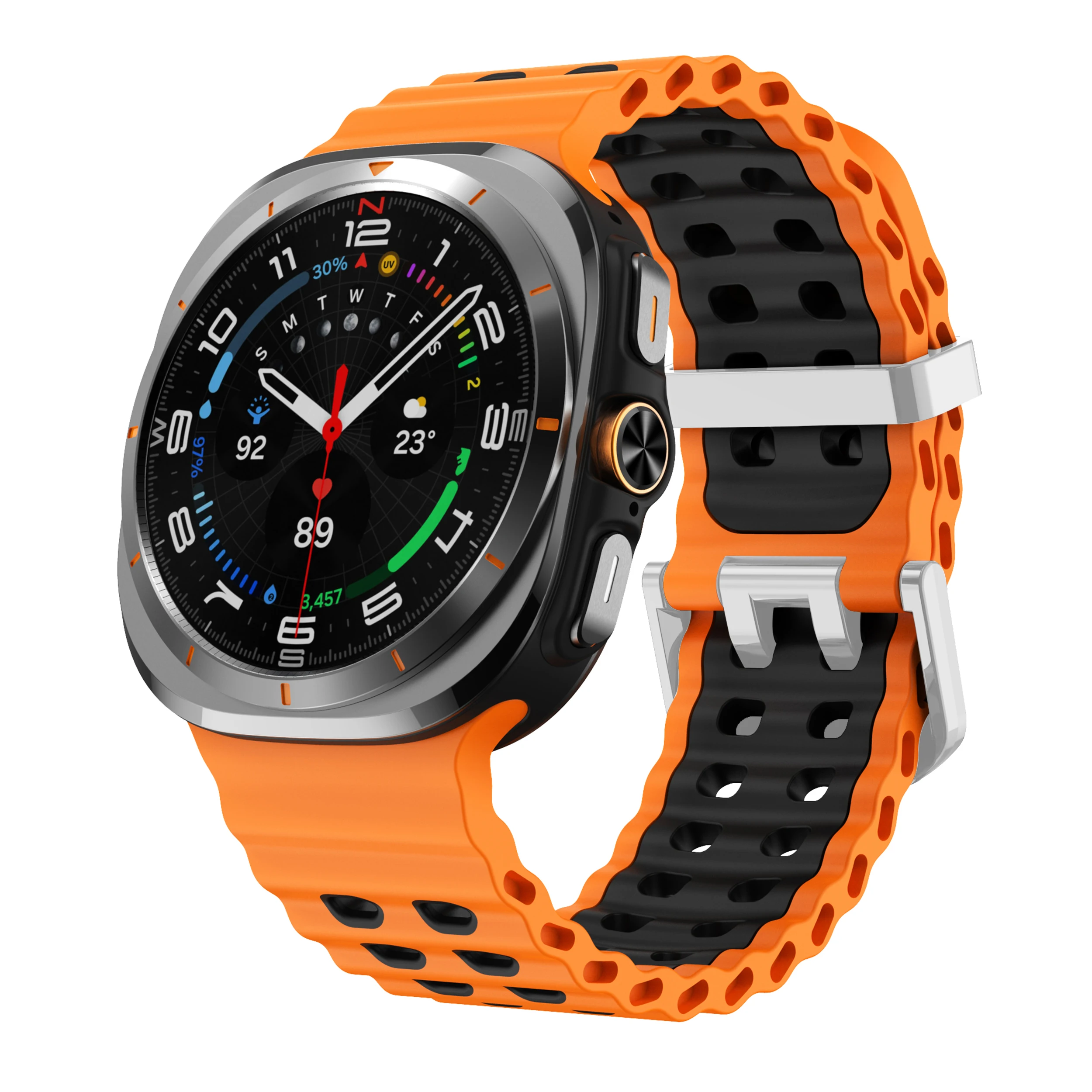 Silicone Breathable Marine Strap Wristband Bracelet