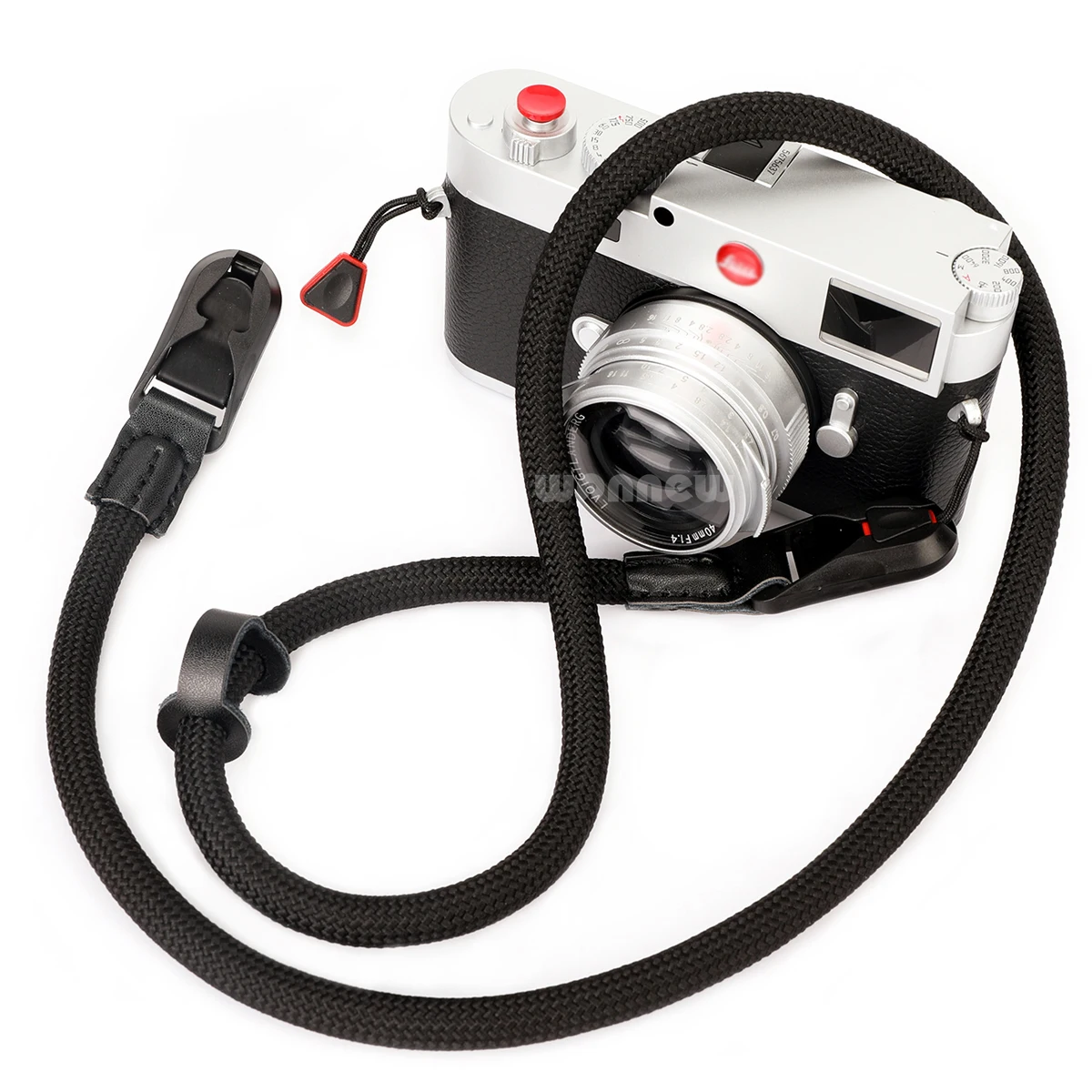 Premium Camera Neck and Shoulder Strap with Wrist Round Rope Design