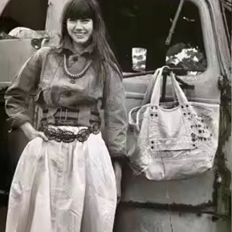 KAPITAL Hirata Kazuhiro retro heavyweight washed and distressed men's and women's shoulder crossbody messenger tote bag