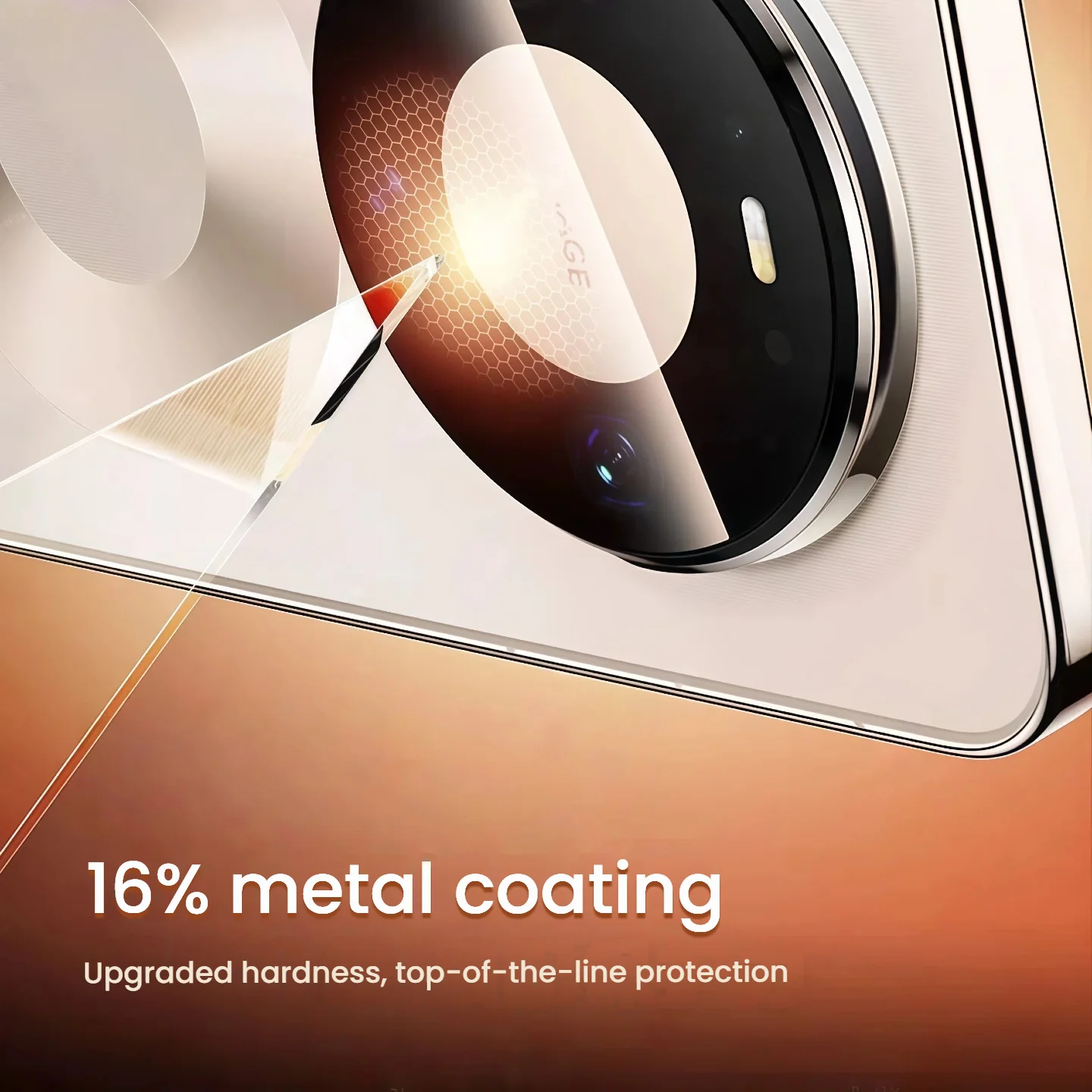 2-Piece Camera Lens Protector Set with Tempered Glass Screen Guard