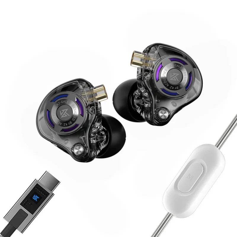 KZ Gale High-Performance In-Ear Gaming Earphones with Enhanced Bass