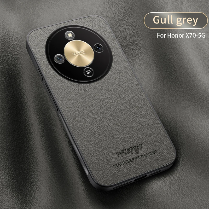 Leather Magnetic Charging Case - Business Anti-Fall Protective Cover