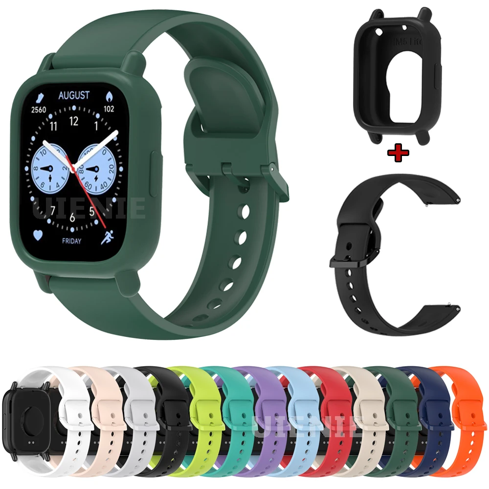 Silicone Sport Watchband with Case