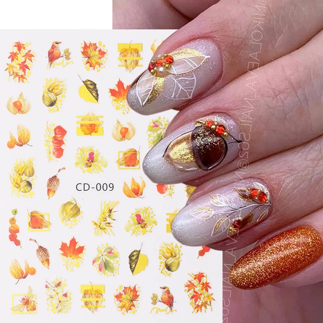 Luxury Nail Stickers Lv Gold Leaf Cotton Flowers Transfer Decals Nail  Adhesive Sliders Manicure 2022 Autumn Decorations - Stickers & Decals -  AliExpress