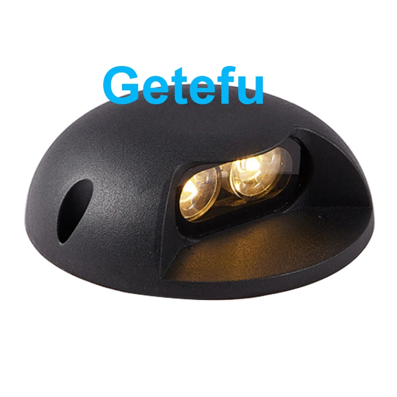 Outdoor LED step light waterproof garden decoration lamps Stair Light Wall Embedded Underground Lamp Lighting Deck Footlights 85-265V IP68 DC12V