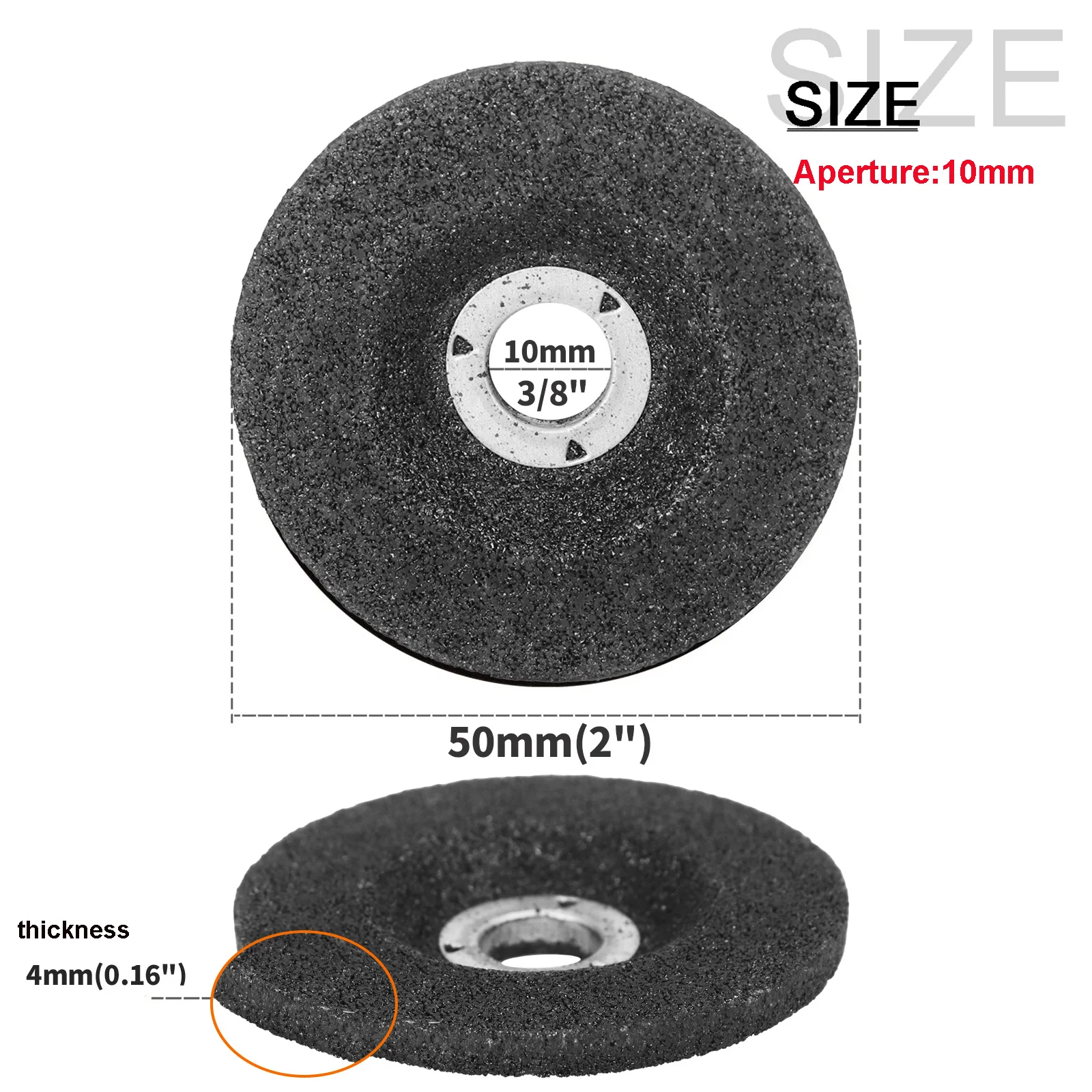 Premium Grinding and Polishing Wheel - 2 & 3 Angle Grinder Disc for Metal, Abrasive Angle Grinder Accessories