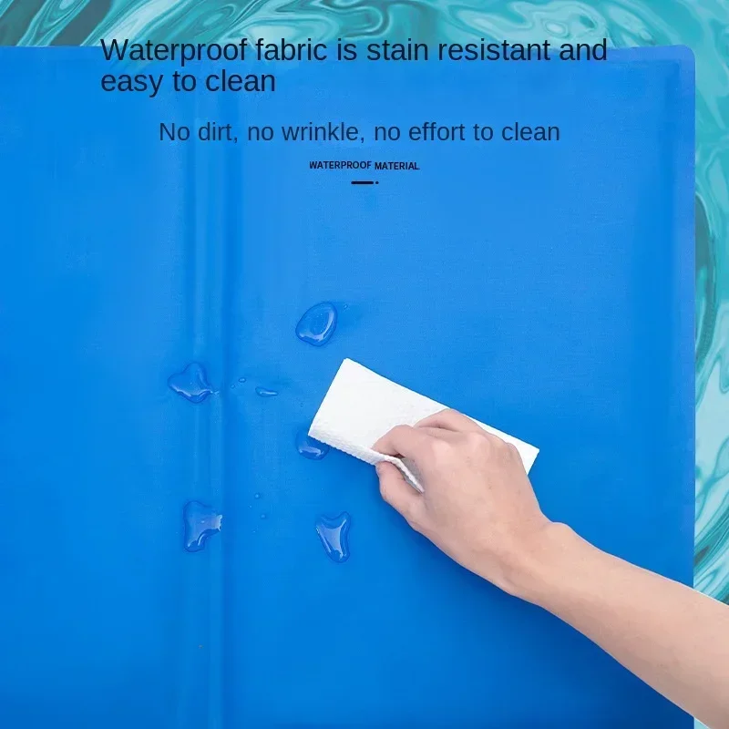 강아지 냉각 매트 여름용 애완 동물 차가운 침대 초소형 소형 및 대형견용 애완 동물 액세서리 고양이 튼튼한 담요 소파 고양이 얼음 패드 담요