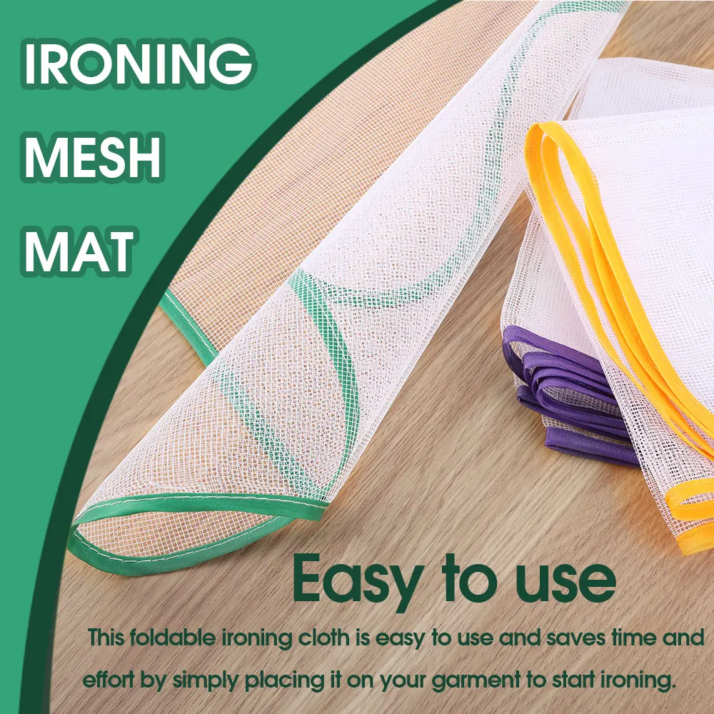 Mesh Ironing Board Mat Cloth Protective Heat Insulation Press Pad for Guard Ironing Delicate Garment Clothes Iron Protect Cover