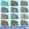New Anime Printing Pet Working Nursing Cap Scrubs Caps Button Cotton Adjustable Pet Health Surgery Hat Nurse Uniform Accessories 1