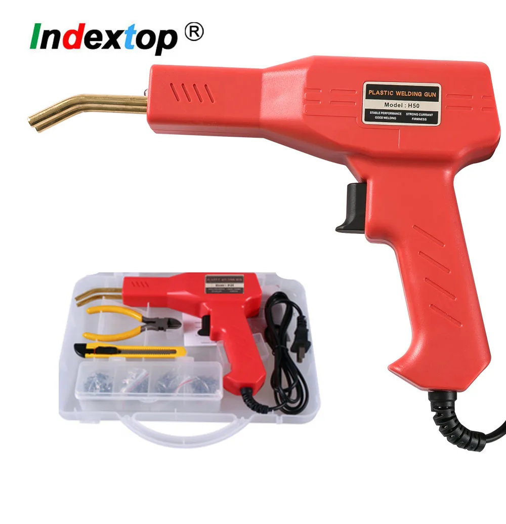 50W Handy Plastics Welders Garage Tools Hot Staplers Machine Staple PVC Repairing Machine Car Bumper Repairing Welding Tool rework station