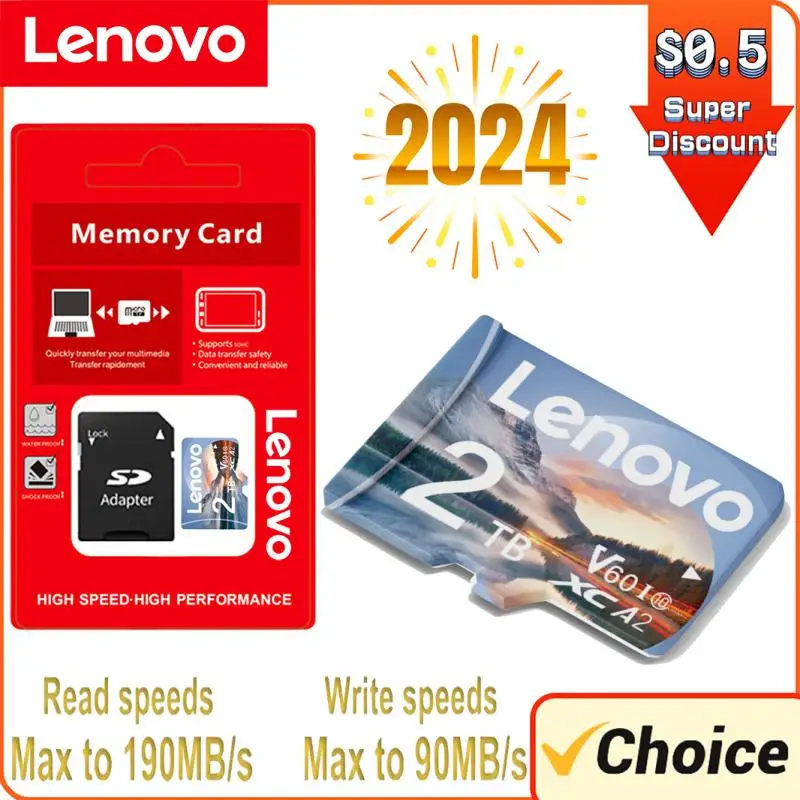 Lenovo Micro Tf Sd Card Class10 128Gb Cartao De Memoria 32Gb Sd Card 512Gb 1Tb Micro Flash Memory Card Per Nintendo Switch