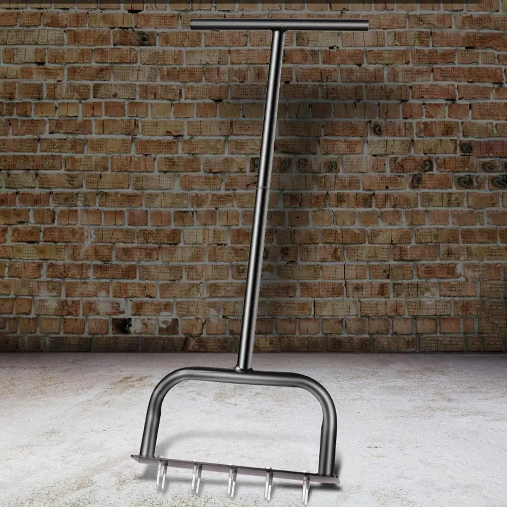 Description Picture 3 of itemStand Garden Digging Tools Soil Intake Scarifier Nail Lawn Orchard Scarifier Lawn Aerator Grass Cultivator Seed Planting