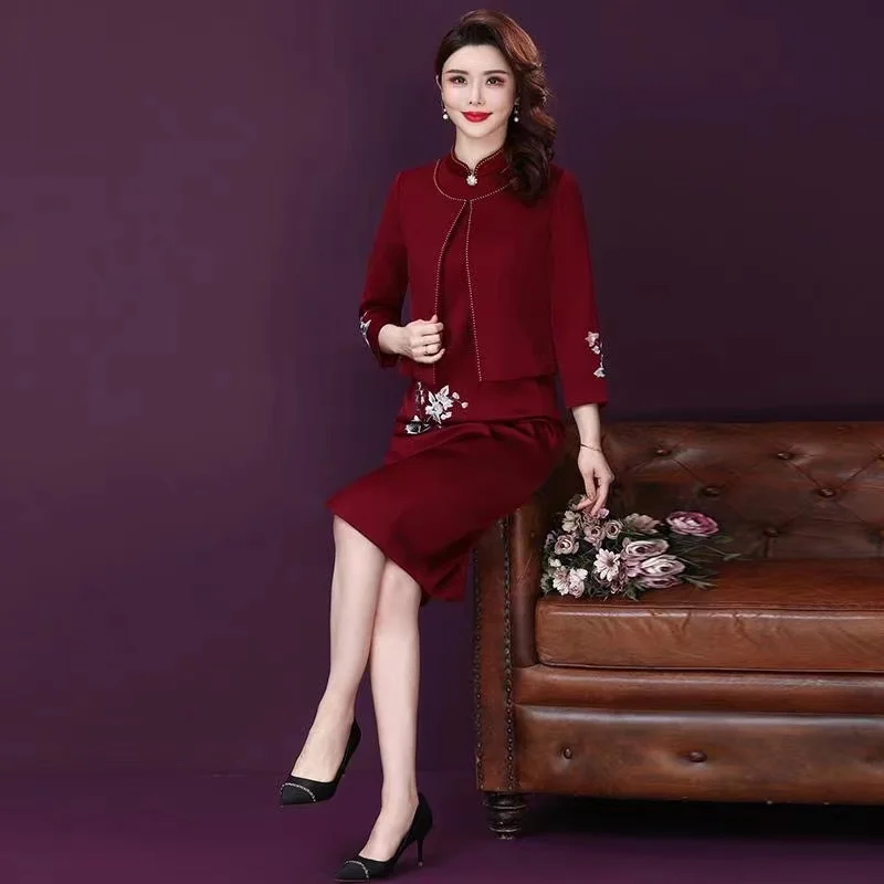 High Quality Womens Dress Suit Women Clothing Dress Suit Autumn 2