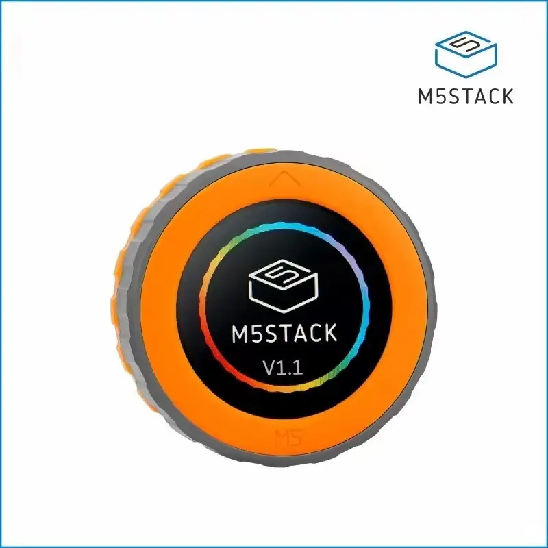 M5Stack Officail Dial v1.1-ESP32-S3 Smart Rotary Knob w 1.28" Round Touch Screen image 3