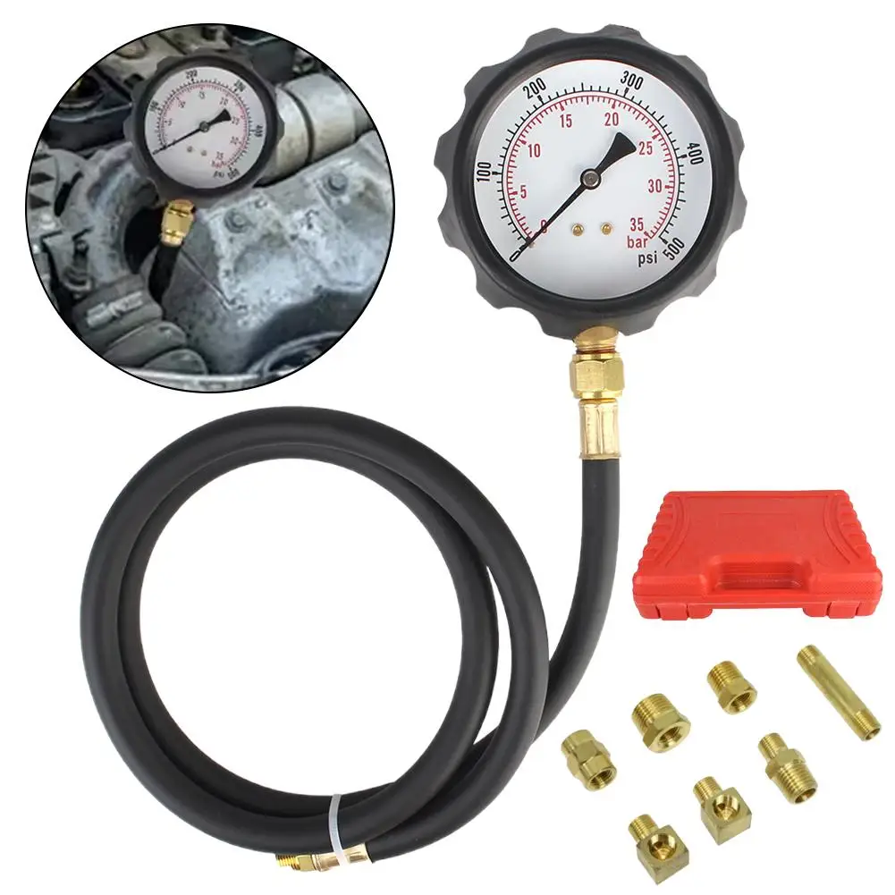자동 테스터 낮은 오일 경고 장치 자동차 압력 게이지 테스트 자동차 압력 게이지 진단 도구 키트 엔진 자동차 K1e9