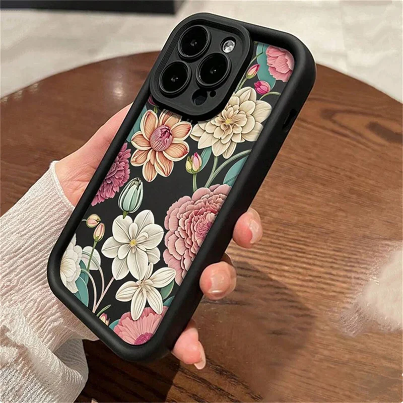 Floral Summer Thickened Anti-Fall Phone Case Cover Shell