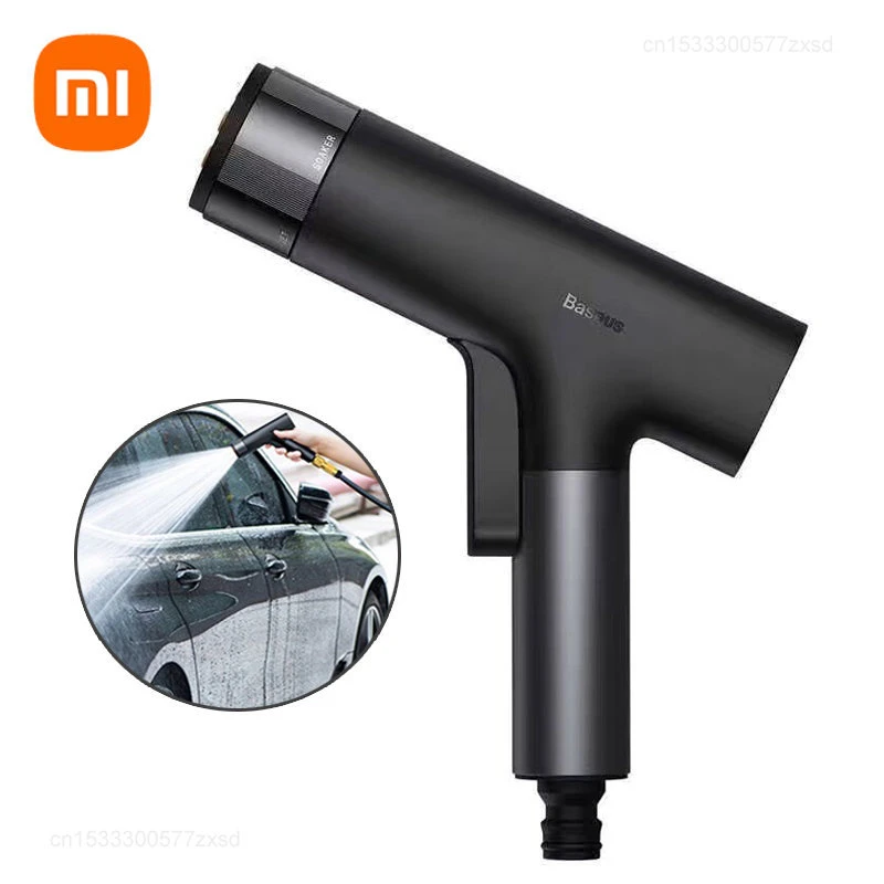 Xiaomi Baseus Gf4 Car Washer Gun Horticulture Watering Spray Nozzle Water Gun For Auto Garden