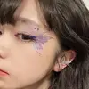 Fairy Butterfly Wings Shiny Tattoo Sticker Waterproof Eyes Face Hand Body Art Fake Tattoos For Women Makeup Dance Music Festival 3