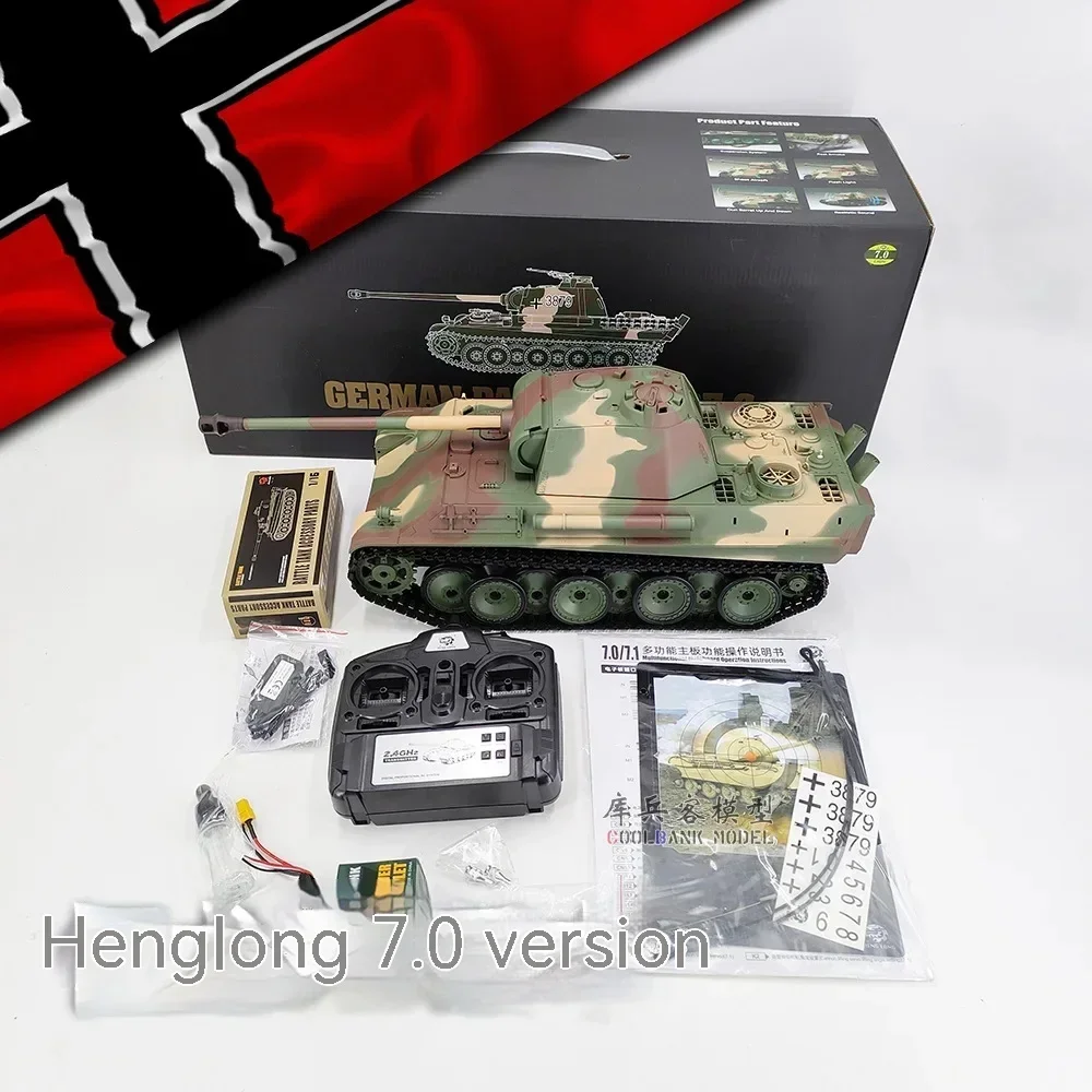 리모컨 탱크 1:16 Henglong 387 독일 레오파드 G 헤비 대형 체중계 적외선 전투 경쟁 탱크, RC 어린이 야외 장난감