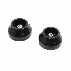 Durable Electric Scooter Protective Slider Cups with Shock Absorption (Black)