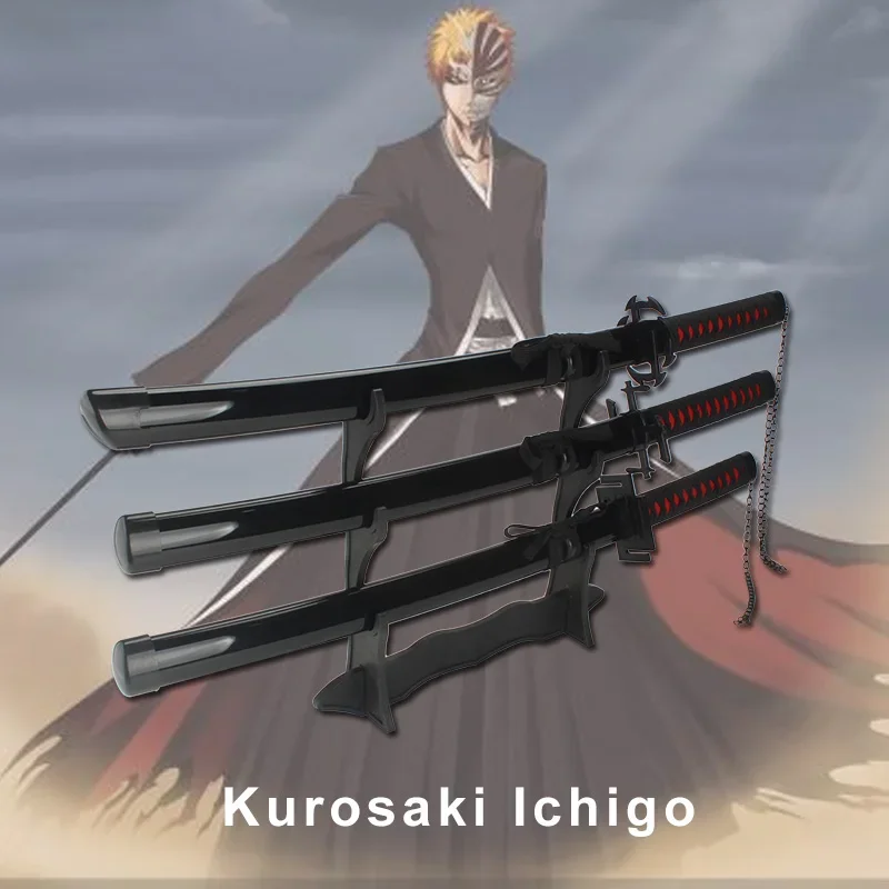 80cm/31.5 inch BLEACH Katana Anime Character Weapons  Swords Cosplay Props  Kurosaki Ichigo Neliel Tu Oderschvank 3
