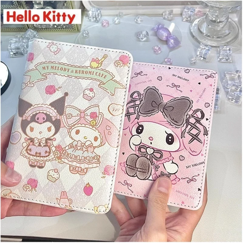 

Заграничный паспорт Melody my melody Sanrio kuromi, Женская защитная обложка, сумка для хранения документов, для путешествий