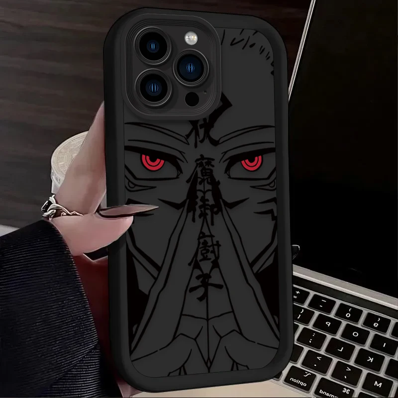 Jujutsu Kaisen Soft Silicone TPU Phone Case – Stylish Anime Back Cover