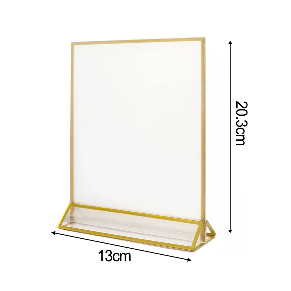 Standard Double-Sided Acrylic Wedding Table Numbers Phnom Penh Table Card Wedding Number Plate Menu Stand Card