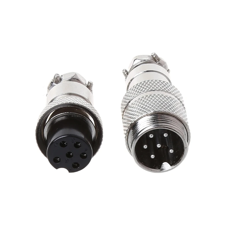 Gx16 Butting Aviation Male Connector Female Plug 2-8 Pin