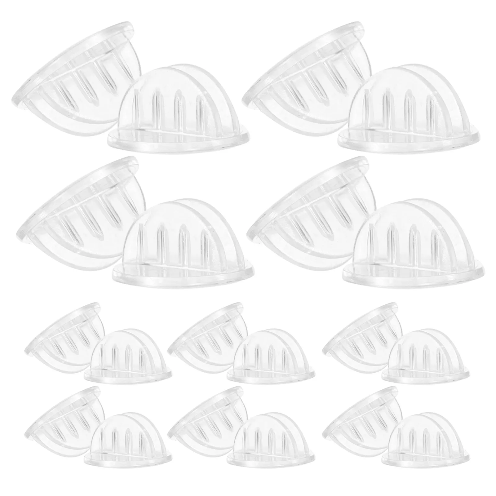 100Pcs 플라스틱 가격표 클립 접착식 소매 표시 홀더 테이블 표시 스탠드 슈퍼마켓 상점용 상품 디스플레이 클립