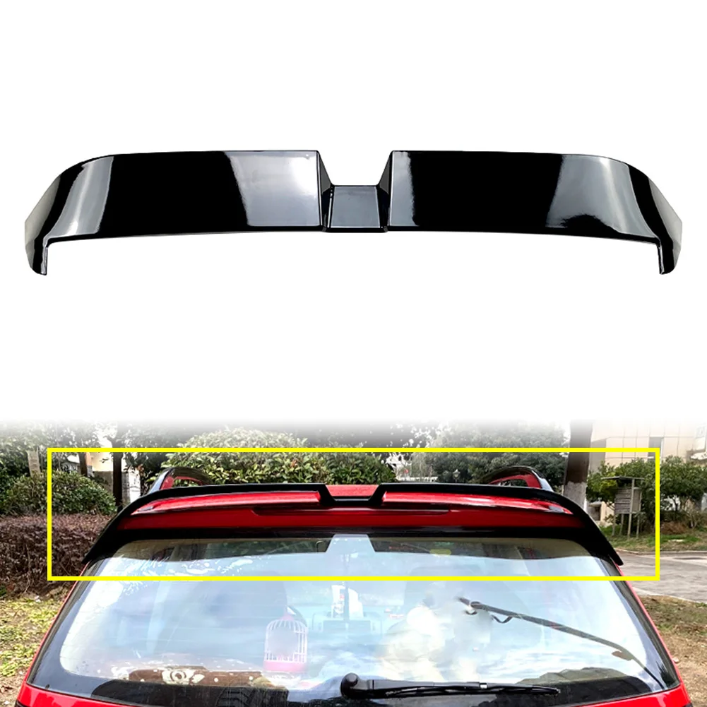 

Glossy Black Car Rear Roof Spoiler Wing Trim For VW POLO MK4 9N 2003 2004 2005 2006 2007 2008