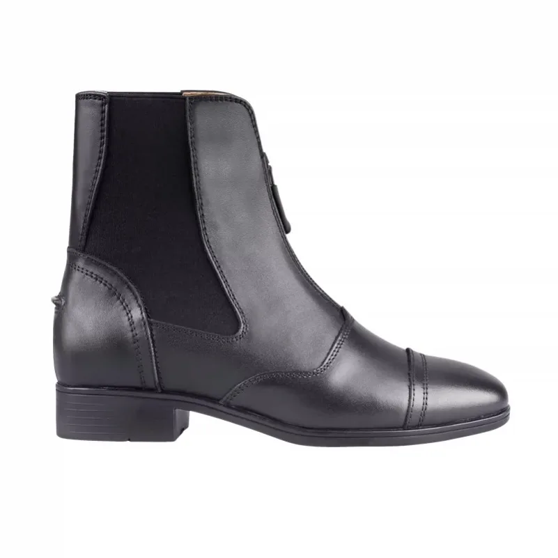 앞 지퍼 소가죽 승마 부츠, 남녀 공용 부드럽고 통기성 좋은, 전문 승마 장비